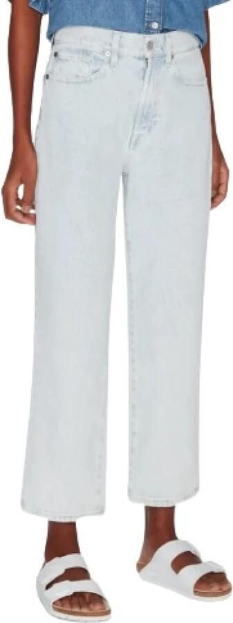 7 for all Mankind Blauwe Straight Leg Jeans Logan Stovepipe Ice Pop - Foto 6