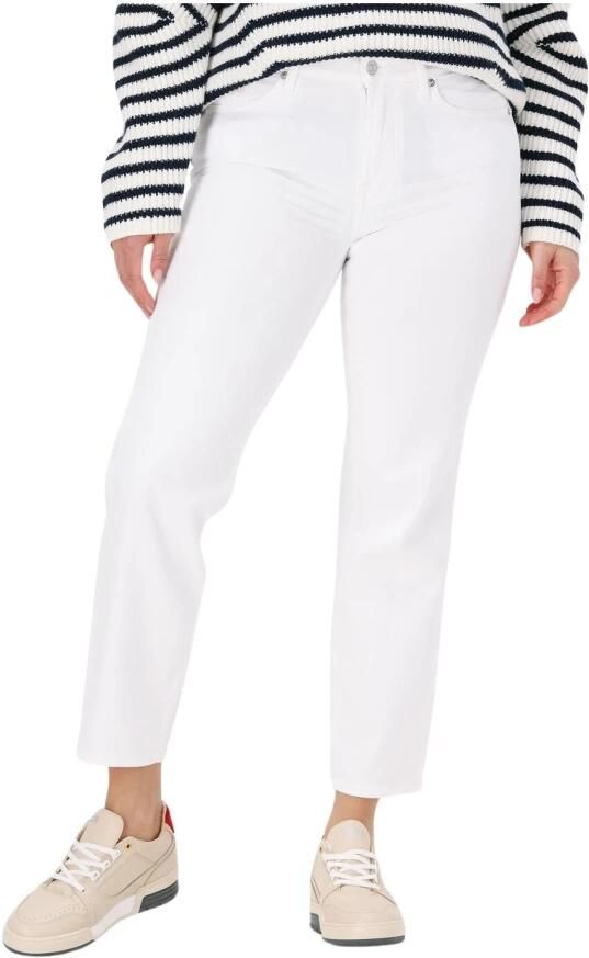 7 for all Mankind Witte Slim Fit Jeans Roxanne Ankle - Foto 4