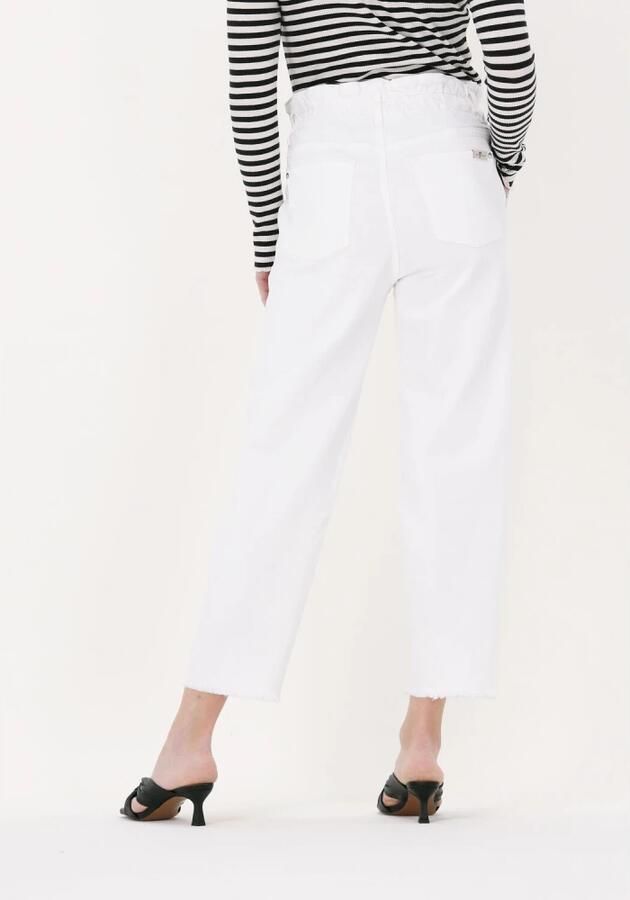 7 For All Mankind Gekropt broek met hoge taille White Dames - Foto 4