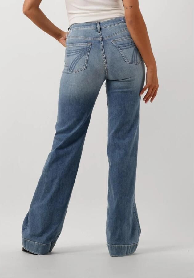 7 For All Mankind Stretch wide leg jeans Modern Dojo blauw - Foto 2