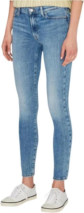 7 for all Mankind Blauwe Skinny Jeans Hw Skinny Slim Illusion Brightness - Foto 4