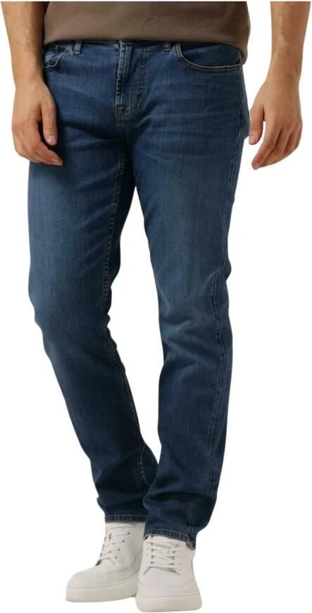 7 For All Mankind Slim Fit Medium Wassing Jeans Blue Heren - Foto 3