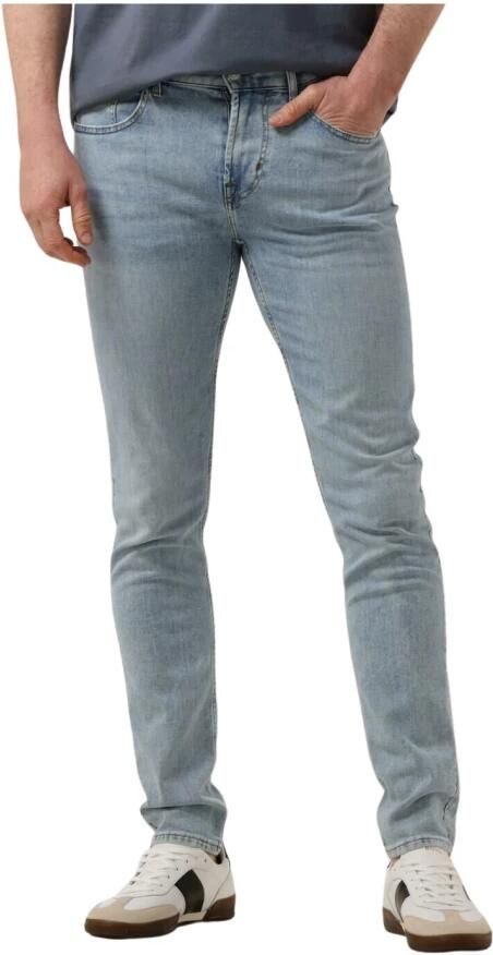 7 FOR ALL MANKIND Heren Jeans Slimmy Taperd Left Hand Solstice Lichtblauw - Foto 3