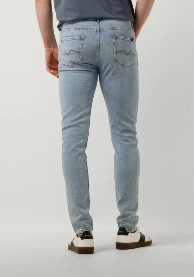 7 FOR ALL MANKIND Heren Jeans Slimmy Taperd Left Hand Solstice Lichtblauw - Foto 2