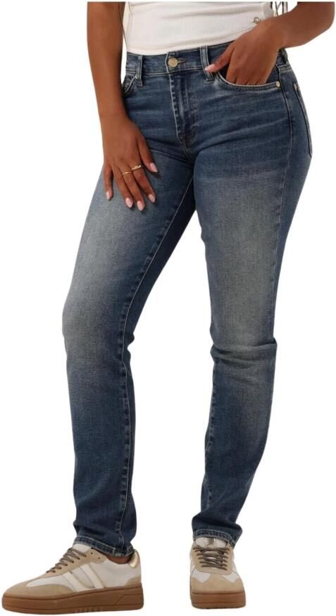 7 For All Mankind Slim Fit Jeans Donkerblauw Blue Dames - Foto 5