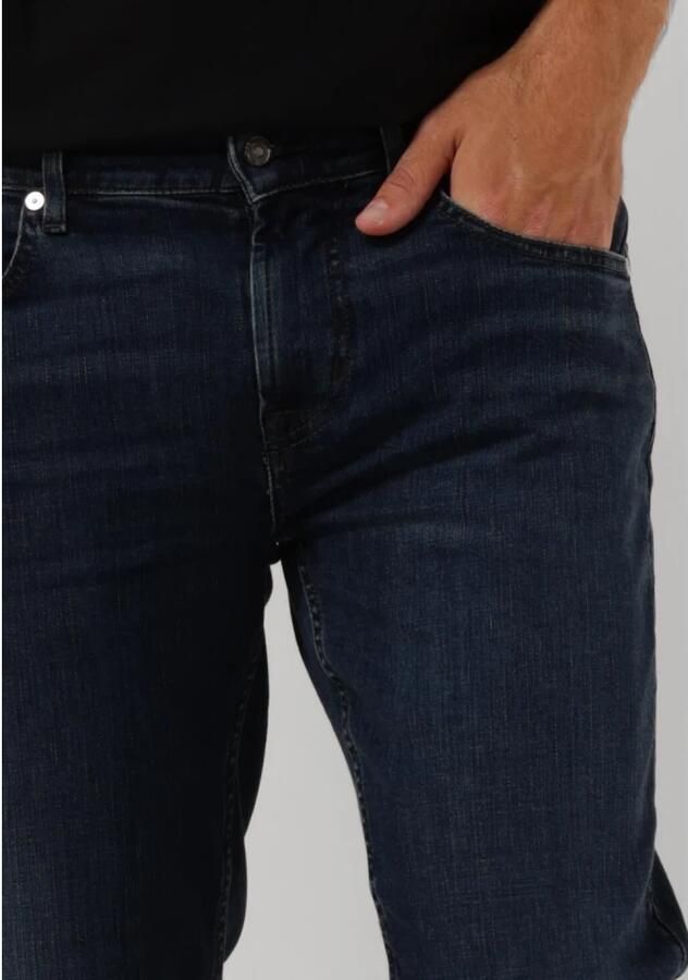 7 FOR ALL MANKIND Heren Jeans Slimmy Tapered Special Editon Stretch Tek Comma Donkerblauw - Foto 4