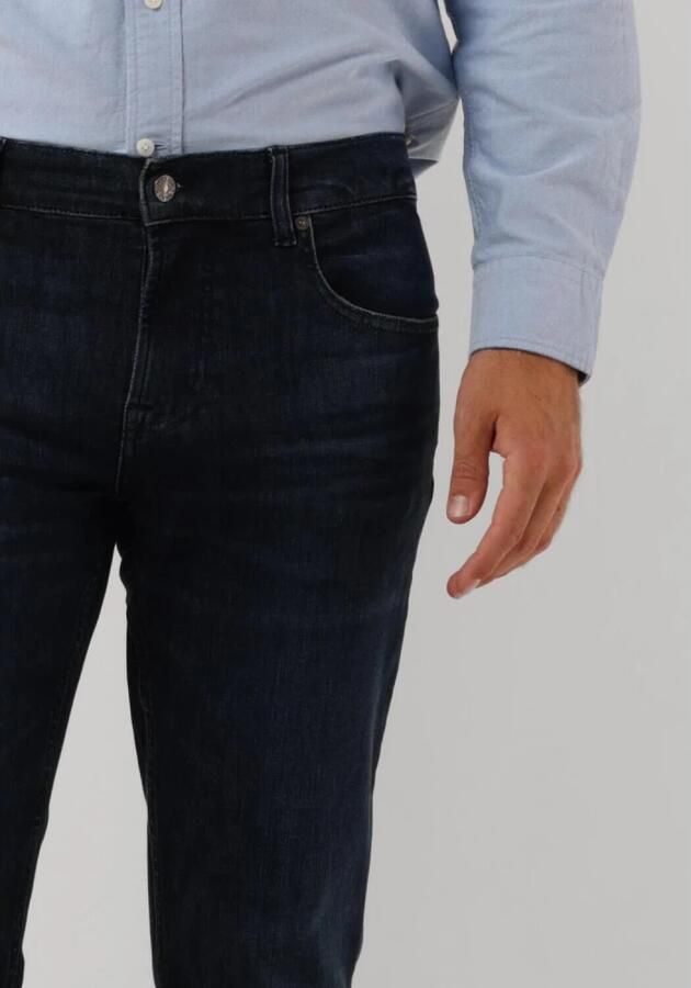 7 For All Mankind Slim Fit Jeans Donkerblauw Blue Heren