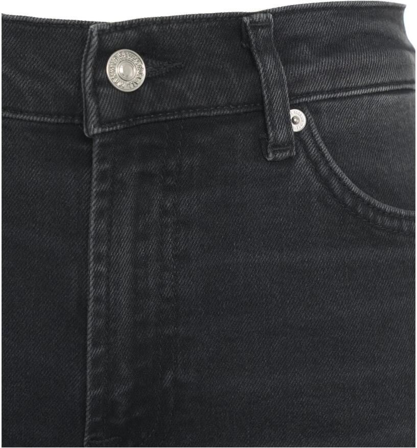 7 FOR ALL MANKIND Dames Jeans Lotta Luxe Vintage Topline With Raw Cut Antraciet - Foto 3