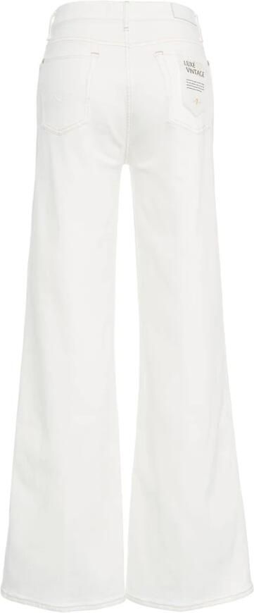 7 For All Mankind Witte Wide Leg Jeans Lotta Sugar White Dames - Foto 8