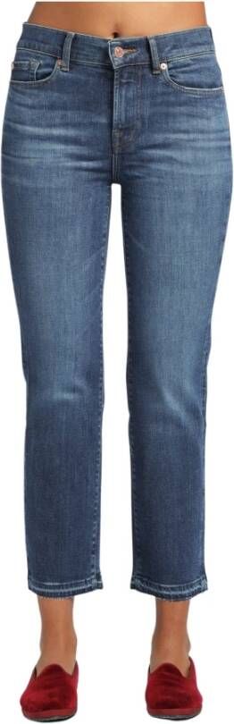 7 For All Mankind Straight fit jeans met stretch