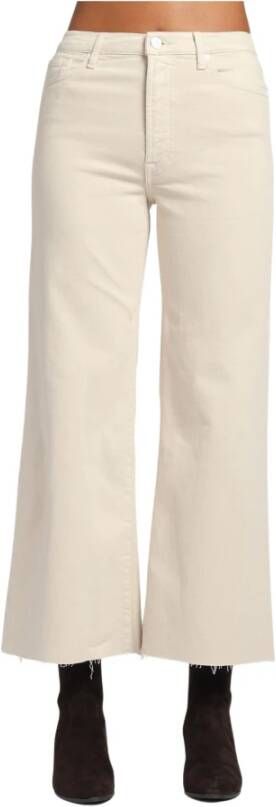 7 For All Mankind Brede jeans White Dames