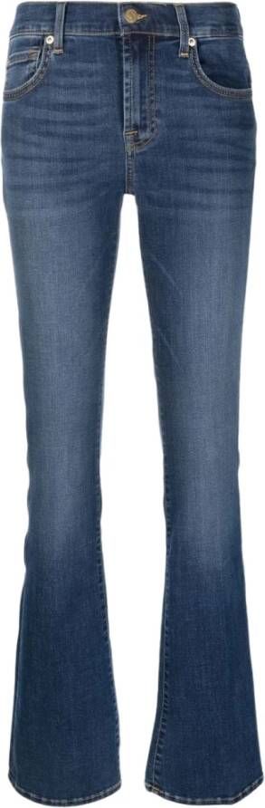 7 For All Mankind Flared Jeans Blauw Dames