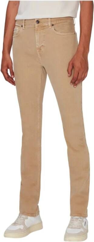 7 For All Mankind For All Mankind-Broek Beige Heren