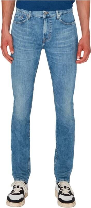 7 For All Mankind Slim-Fit Moderne Jeans Blue Heren