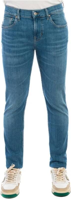 7 For All Mankind Jeans Blauw Heren