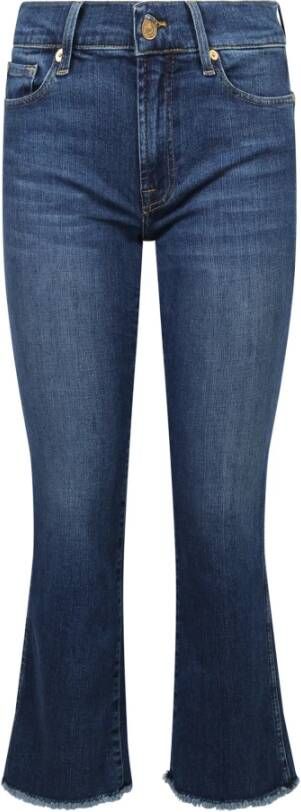 7 For All Mankind Jeans ingediend Blauw Dames