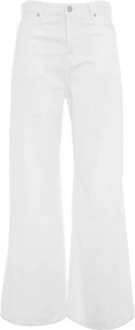 7 For All Mankind Wide Jeans White Dames - Foto 2