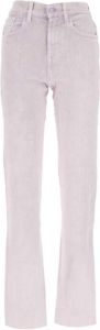 7 For All Mankind Lilac Stretch denim Tess Jeans Paars Dames
