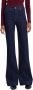 7 For All Mankind Lotta High Waist Flare Jeans Blauw Dames - Thumbnail 1