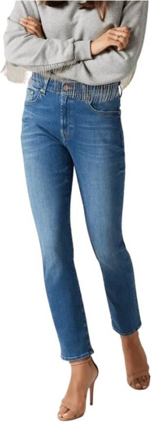 7 For All Mankind Ontspannen skinny jeans slanke illusie uitgezonden Blauw Dames