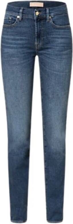 7 For All Mankind Skinny jeans Blauw Dames