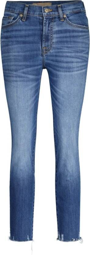 7 For All Mankind Skinny jeans Blauw Dames