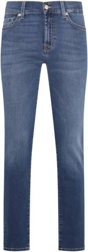 7 For All Mankind Skinny jeans Blauw Dames