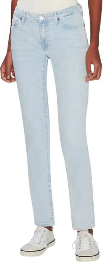 7 For All Mankind Slim-fit Jeans Blauw Dames