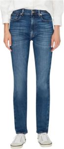 7 For All Mankind Slim-fit Jeans Blauw Dames