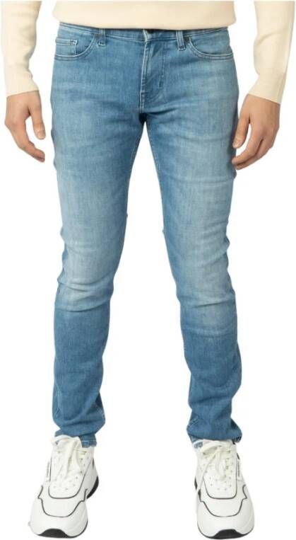 7 For All Mankind Slim-fit Jeans Blauw Heren