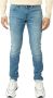 7 FOR ALL MANKIND Heren Jeans Slimmy Tapered Blauw - Thumbnail 1