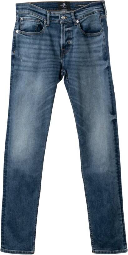 7 For All Mankind Slim-fit Jeans Blauw Heren