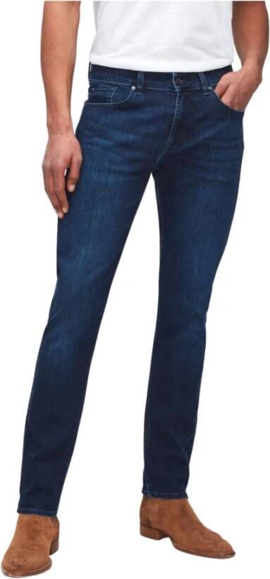 7 For All Mankind Slim-fit jeans Blauw Heren