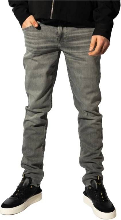 7 for all Mankind Grijze Slim Fit Jeans Slimmy Tapered Luxe Performance Eco Stone
