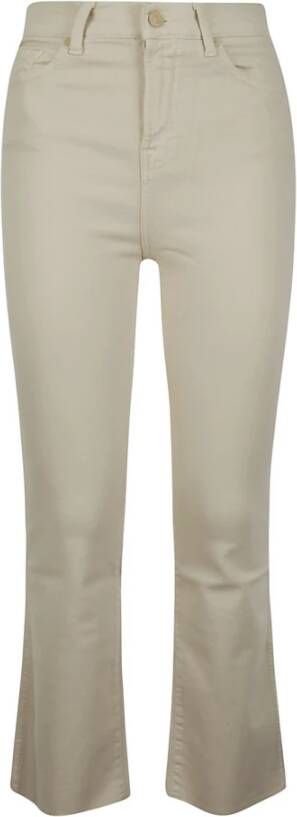 7 For All Mankind Slim-fit Jeans White Dames
