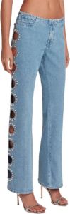 7 For All Mankind Straight Jeans Blauw Dames