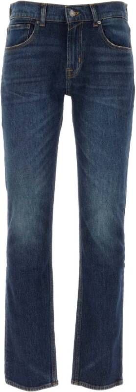 7 For All Mankind Stretch Depart Jeans Blauw Heren