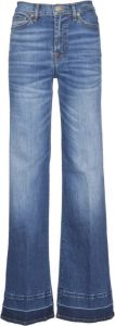7 For All Mankind Wide Trousers Blauw Dames