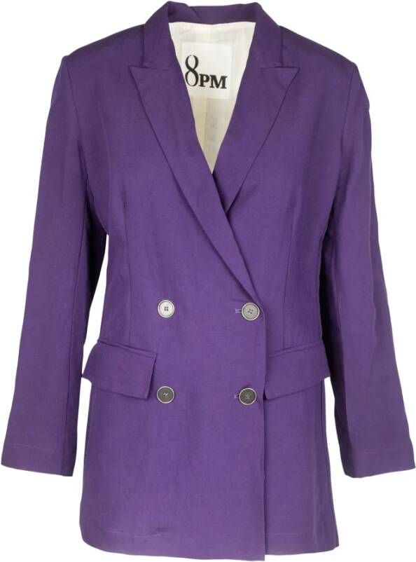 8pm Blazers Paars Dames