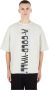 A-Cold-Wall Gaussian Logo T-Shirt Oversized Fit Beige Heren - Thumbnail 1
