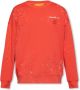 A-Cold-Wall Rode Crewneck Sweatshirt met Verfspatten Red Heren - Thumbnail 1