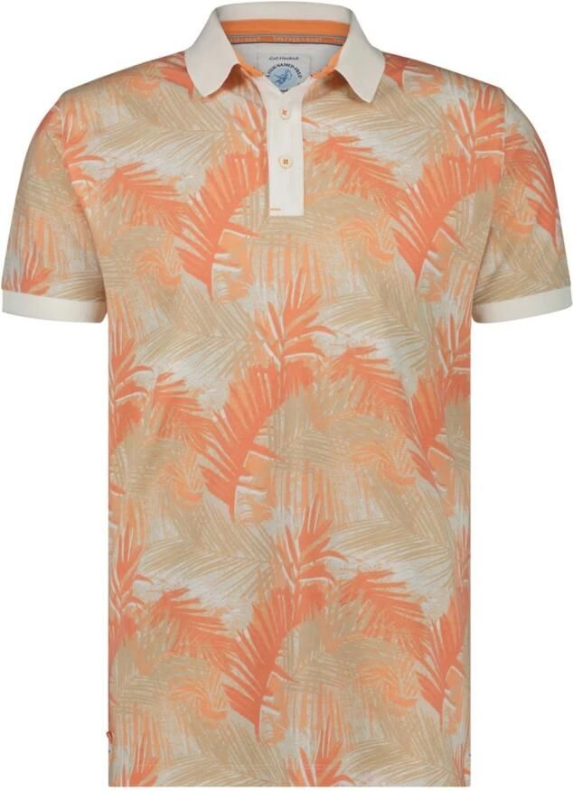 A fish named fred Oranje Polo Met Korte Mouwen Multicolor Heren