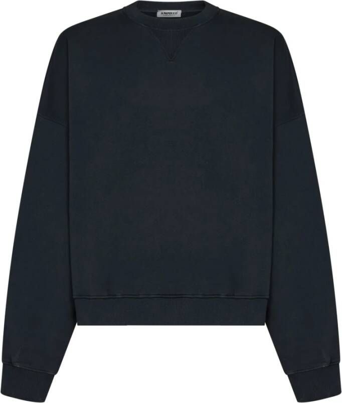 A Paper Kid Sweatshirt Zwart Heren