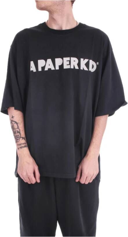 A Paper Kid T-Shirts Zwart Unisex