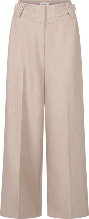 AAIKO Dames Broeken Nore Buttons R Pes 345 Beige