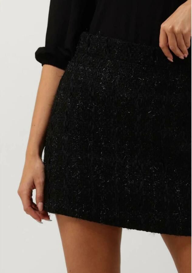 AAIKO Dames Rokken Lela Tweed Pes 537 Skirts Zwart