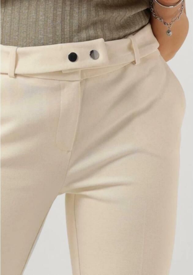 Aaiko Ecru Flarene Vis 420 Broek Beige Dames