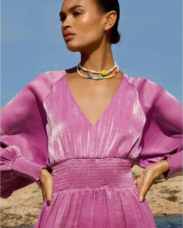 Aaiko Elegante Remy CO 319 Jurk Purple Dames - Foto 2