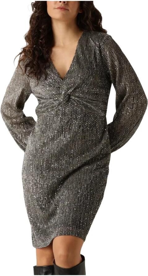 Aaiko Gwen Mesh Mini Jurk Glamour Gray Dames - Foto 7