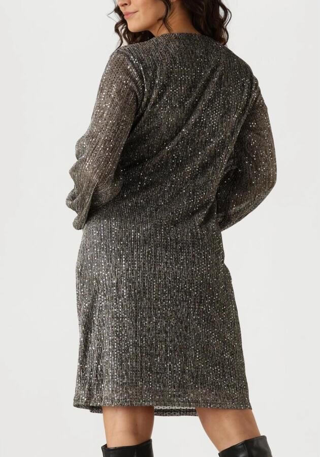 Aaiko Gwen Mesh Mini Jurk Glamour Gray Dames - Foto 6